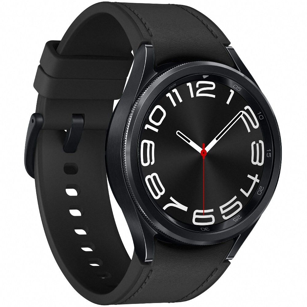 Black Samsung Galaxy Watch 6 Classic facing right